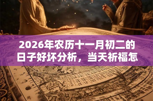 2026年农历十一月初二的日子好坏分析，当天祈福怎么样？