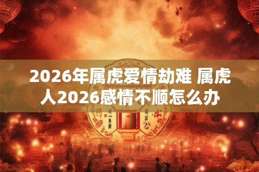 2026年属虎爱情劫难 属虎人2026感情不顺怎么办