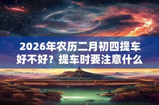 2026年农历二月初四提车好不好？提车时要注意什么？