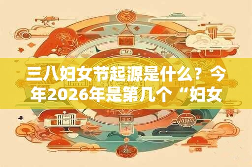 三八妇女节起源是什么？今年2026年是第几个“妇女节”？