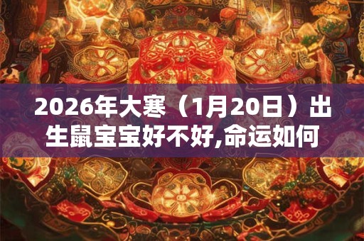 2026年大寒（1月20日）出生鼠宝宝好不好,命运如何？