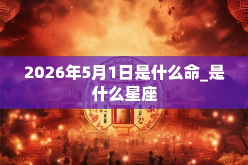 2026年5月1日是什么命_是什么星座