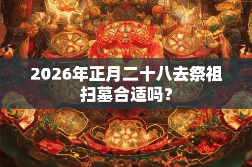 2026年正月二十八去祭祖扫墓合适吗？