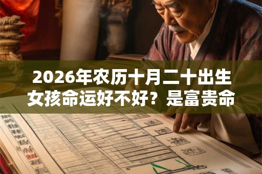 2026年农历十月二十出生女孩命运好不好？是富贵命吗？
