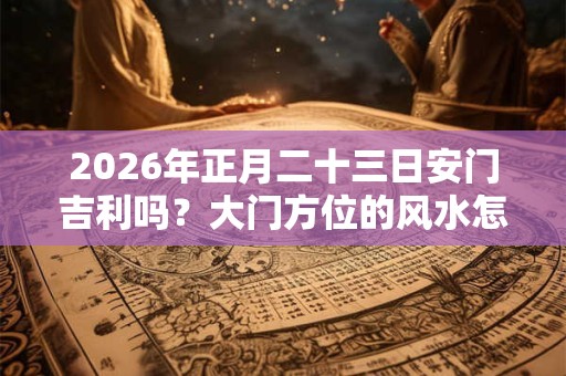 2026年正月二十三日安门吉利吗？大门方位的风水怎么看？
