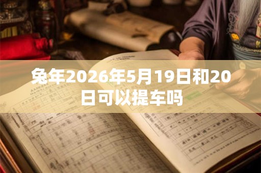 兔年2026年5月19日和20日可以提车吗