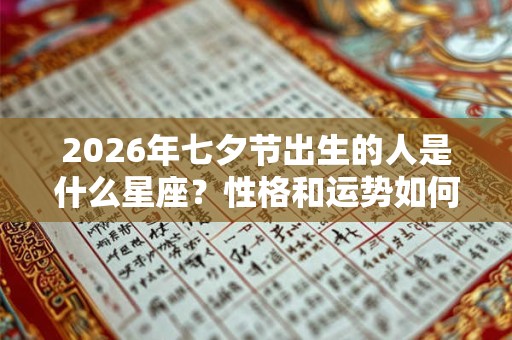 2026年七夕节出生的人是什么星座？性格和运势如何？