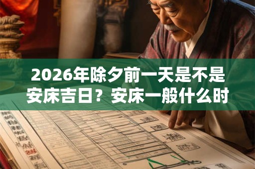 2026年除夕前一天是不是安床吉日？安床一般什么时候？