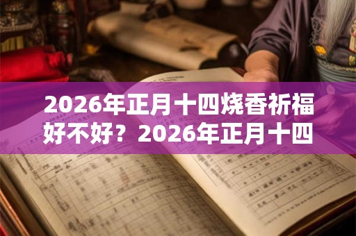 2026年正月十四烧香祈福好不好？2026年正月十四卦象吉凶？