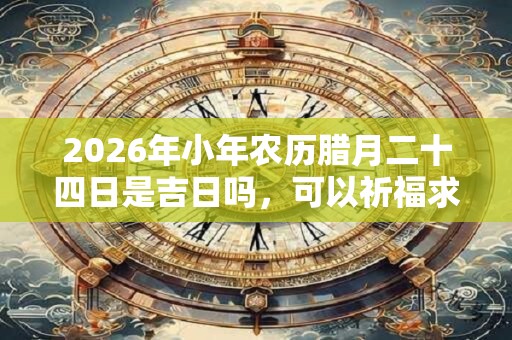 2026年小年农历腊月二十四日是吉日吗，可以祈福求财吗？