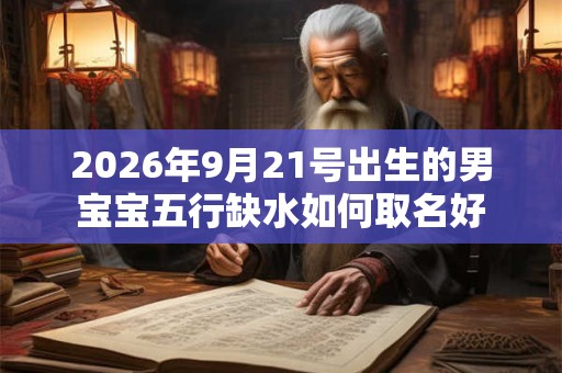 2026年9月21号出生的男宝宝五行缺水如何取名好
