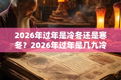 2026年过年是冷冬还是寒冬？2026年过年是几九冷不冷？