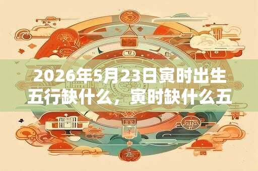 2026年5月23日寅时出生五行缺什么，寅时缺什么五行