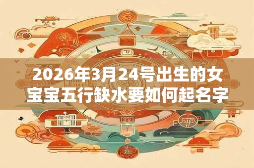 2026年3月24号出生的女宝宝五行缺水要如何起名字