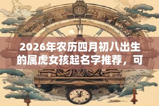2026年农历四月初八出生的属虎女孩起名字推荐，可爱好听的名字精选