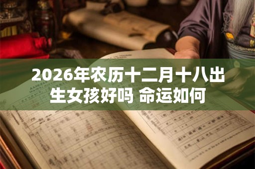 2026年农历十二月十八出生女孩好吗 命运如何