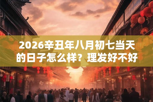 2026辛丑年八月初七当天的日子怎么样？理发好不好？