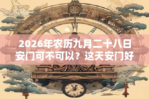 2026年农历九月二十八日安门可不可以？这天安门好吗？