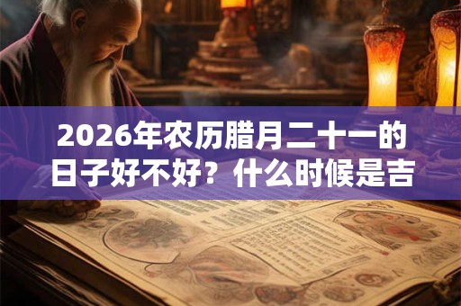 2026年农历腊月二十一的日子好不好？什么时候是吉时？