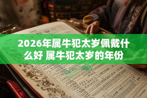 2026年属牛犯太岁佩戴什么好 属牛犯太岁的年份