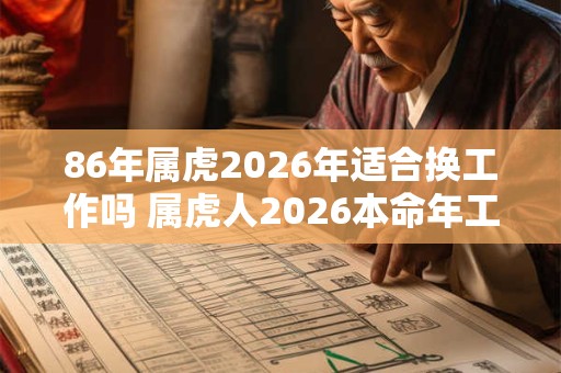 86年属虎2026年适合换工作吗 属虎人2026本命年工作运势
