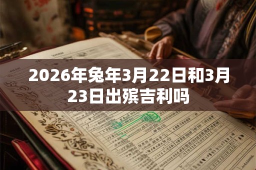 2026年兔年3月22日和3月23日出殡吉利吗