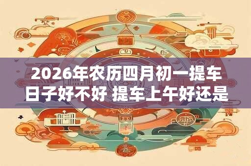 2026年农历四月初一提车日子好不好 提车上午好还是下午好