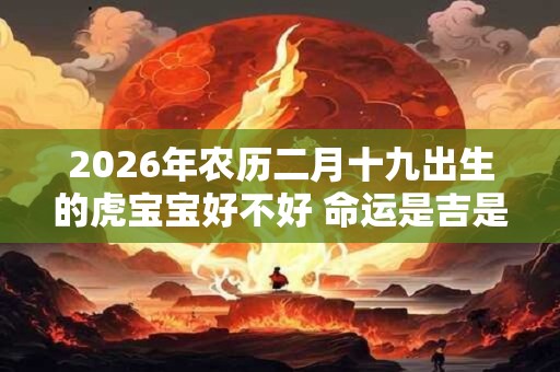 2026年农历二月十九出生的虎宝宝好不好 命运是吉是凶