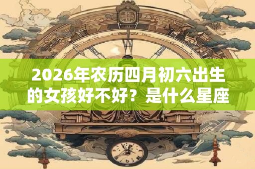 2026年农历四月初六出生的女孩好不好？是什么星座的？