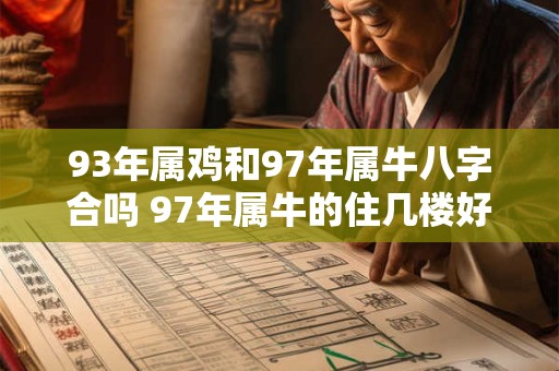 93年属鸡和97年属牛八字合吗 97年属牛的住几楼好