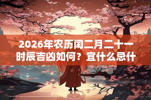 2026年农历闰二月二十一时辰吉凶如何？宜什么忌什么？