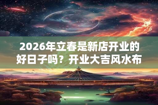 2026年立春是新店开业的好日子吗？开业大吉风水布置？