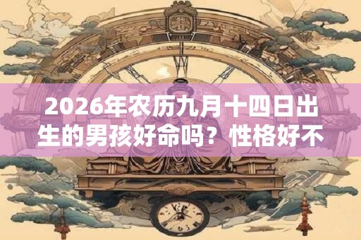 2026年农历九月十四日出生的男孩好命吗？性格好不好？