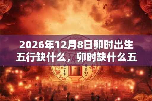 2026年12月8日卯时出生五行缺什么，卯时缺什么五行