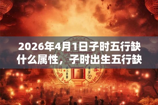 2026年4月1日子时五行缺什么属性，子时出生五行缺什么