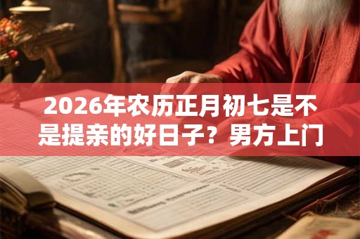 2026年农历正月初七是不是提亲的好日子？男方上门提亲注意什么？