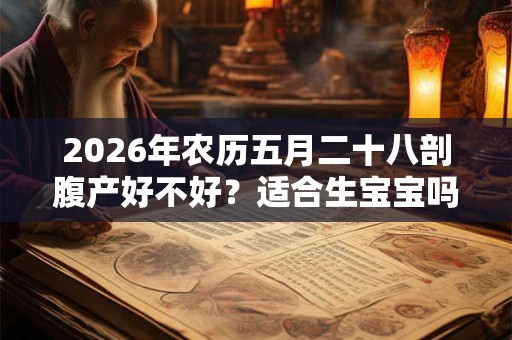 2026年农历五月二十八剖腹产好不好？适合生宝宝吗？