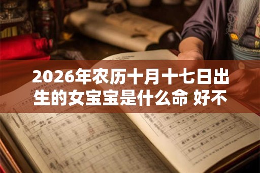2026年农历十月十七日出生的女宝宝是什么命 好不好