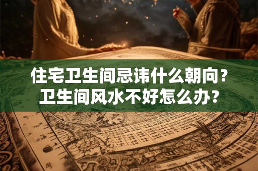 住宅卫生间忌讳什么朝向？卫生间风水不好怎么办？