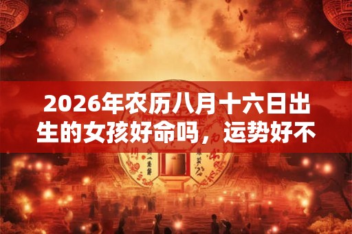 2026年农历八月十六日出生的女孩好命吗，运势好不好？