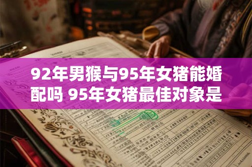 92年男猴与95年女猪能婚配吗 95年女猪最佳对象是什么