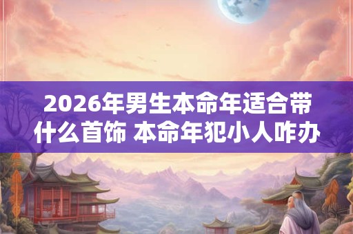 2026年男生本命年适合带什么首饰 本命年犯小人咋办