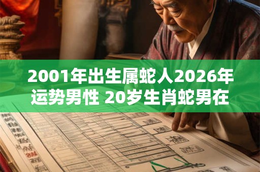 2001年出生属蛇人2026年运势男性 20岁生肖蛇男在2026年运气如何
