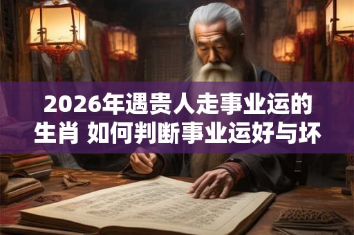 2026年遇贵人走事业运的生肖 如何判断事业运好与坏