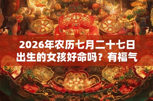 2026年农历七月二十七日出生的女孩好命吗？有福气吗？