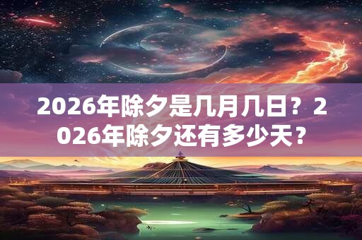 2026年除夕是几月几日？2026年除夕还有多少天？