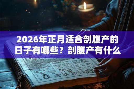 2026年正月适合剖腹产的日子有哪些？剖腹产有什么好处？