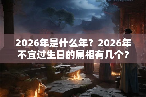 2026年是什么年？2026年不宜过生日的属相有几个？