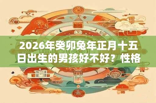 2026年癸卯兔年正月十五日出生的男孩好不好？性格怎么样？
