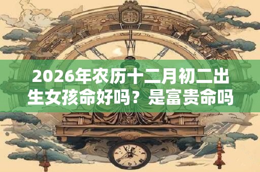 2026年农历十二月初二出生女孩命好吗?是富贵命吗? 2026年农历十二月初二出生女孩命好吗?是富贵命吗?